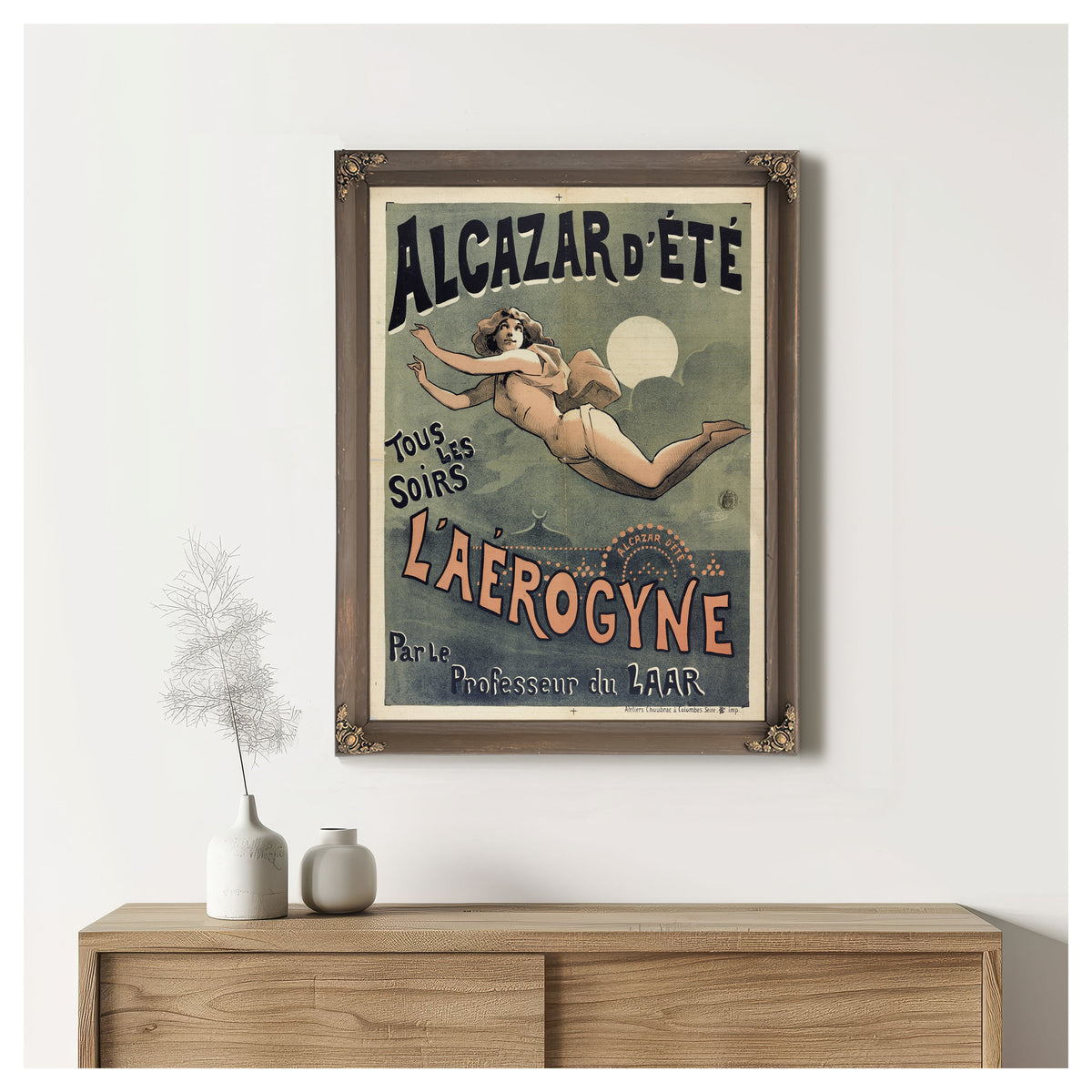 Alcazar D Ete Tous Les Soirs L By Vintage Circus Posters