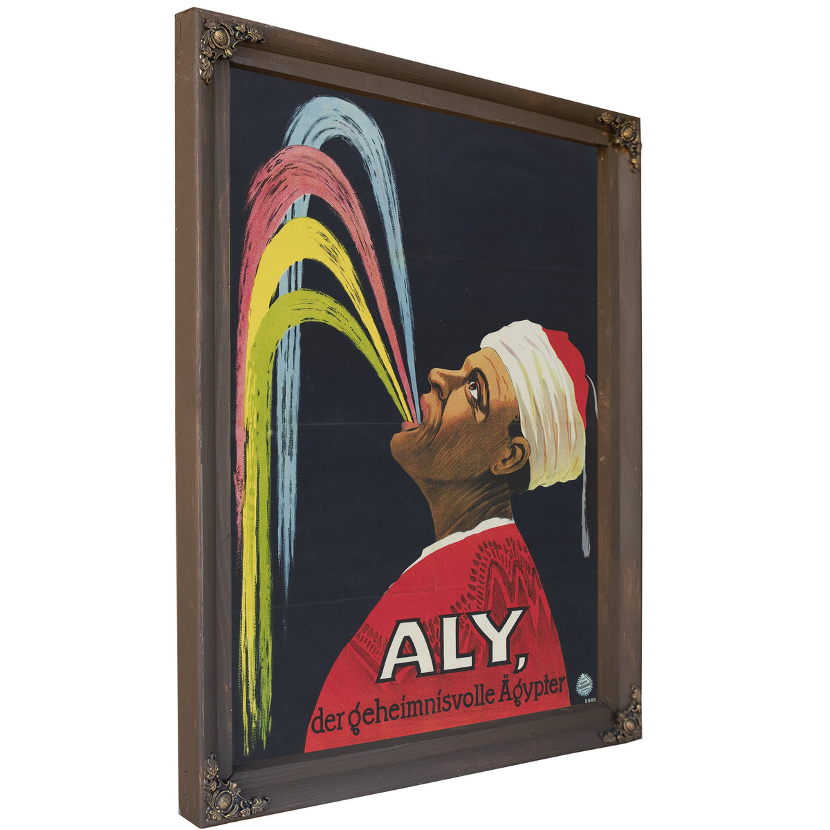 Aly Mysterious Egyptian By Vintage Circus Posters