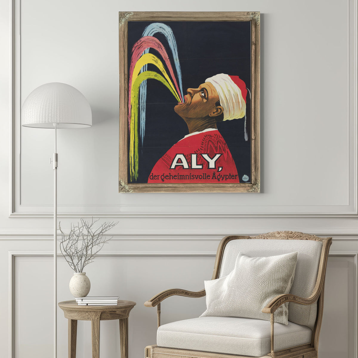 Aly Mysterious Egyptian By Vintage Circus Posters