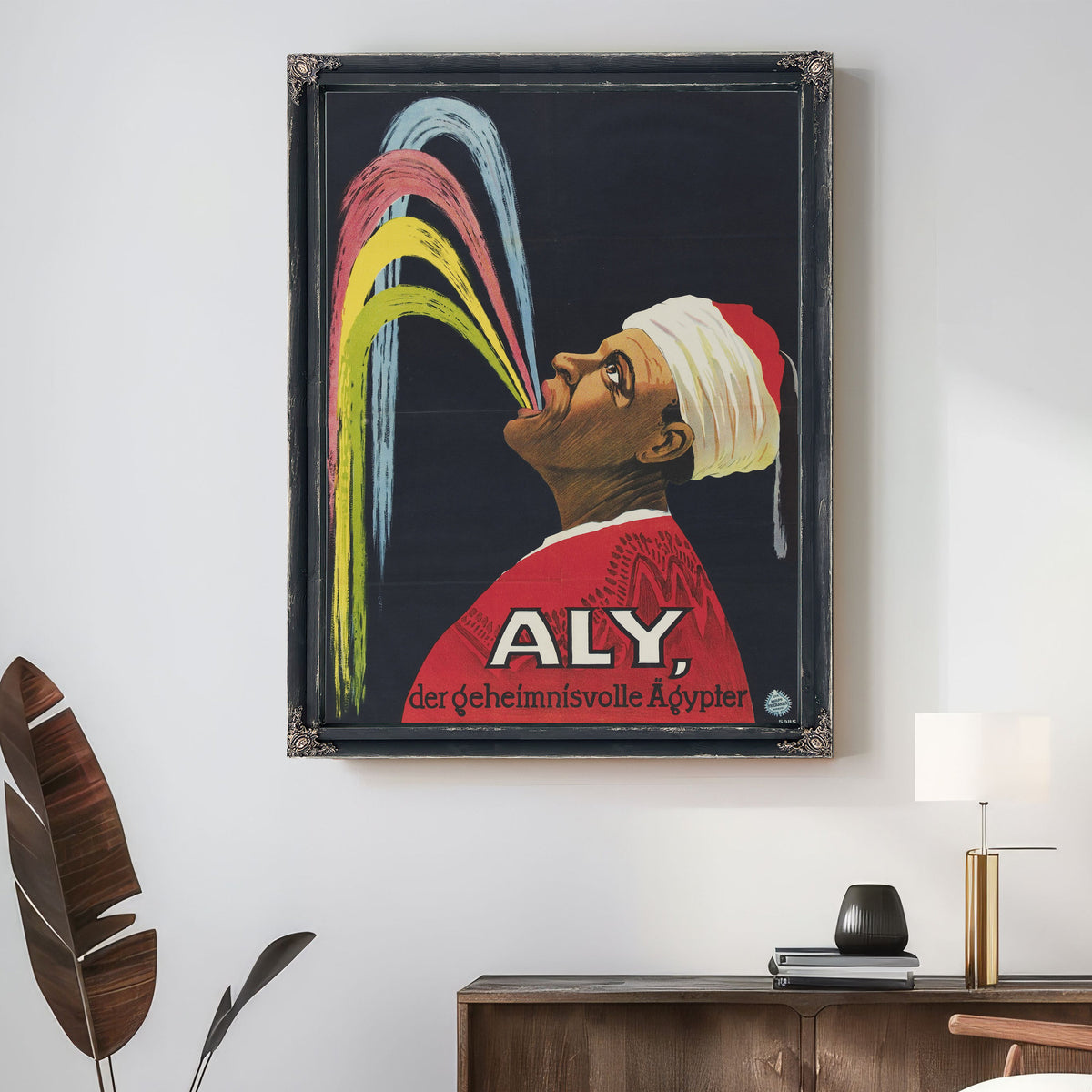 Aly Mysterious Egyptian By Vintage Circus Posters