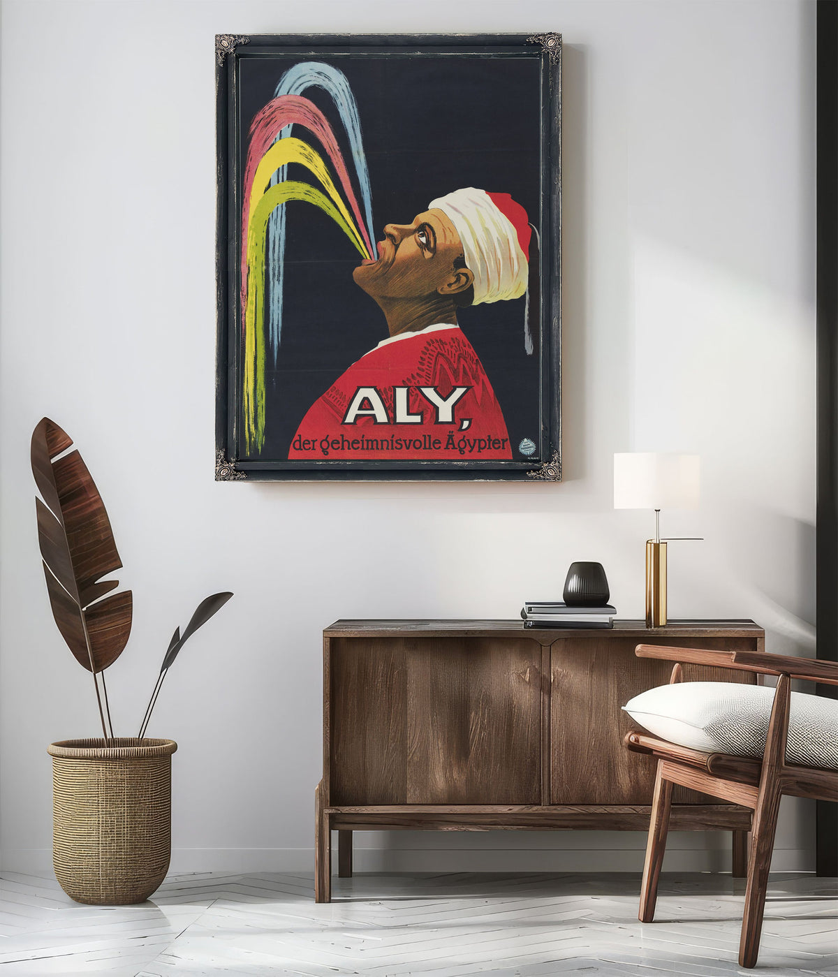 Aly Mysterious Egyptian By Vintage Circus Posters