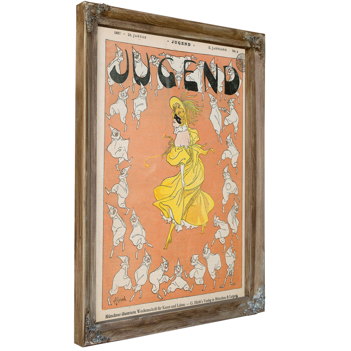 August von Meissl Jugend Nr 4 1897 By Vintage Circus Posters