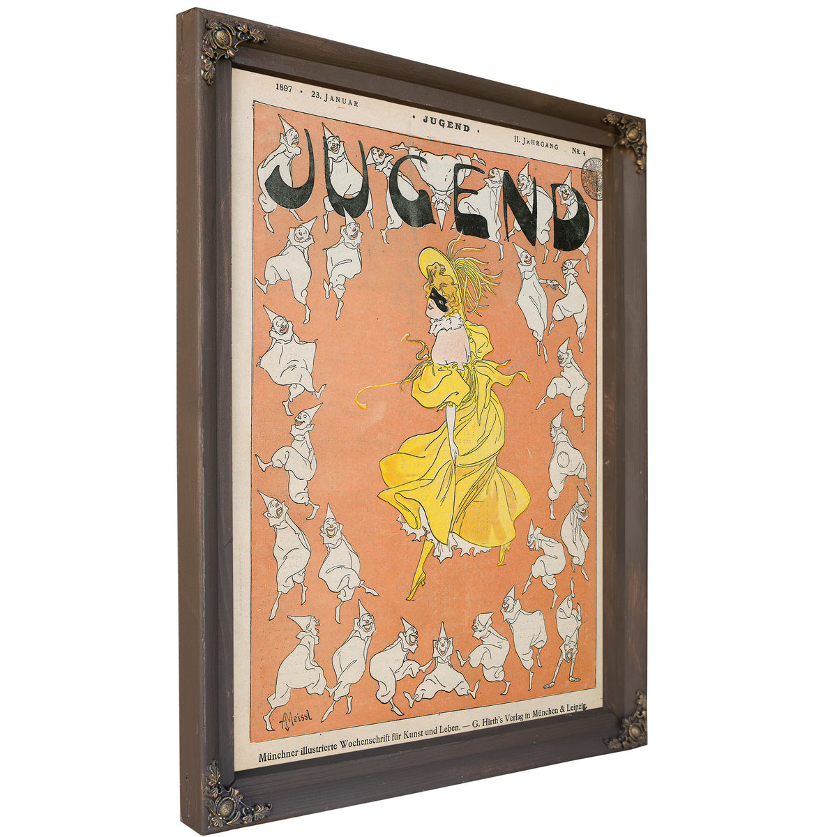 August von Meissl Jugend Nr 4 1897 By Vintage Circus Posters