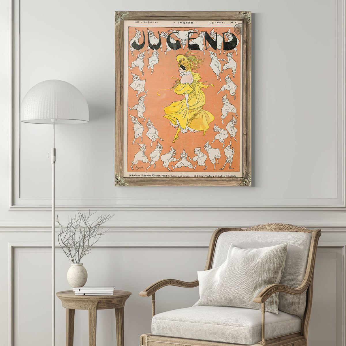 August von Meissl Jugend Nr 4 1897 By Vintage Circus Posters
