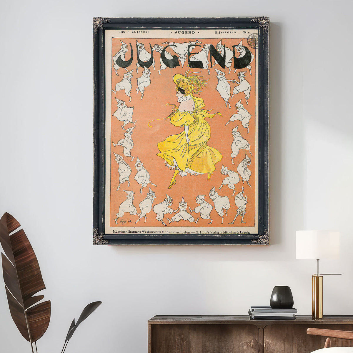 August von Meissl Jugend Nr 4 1897 By Vintage Circus Posters