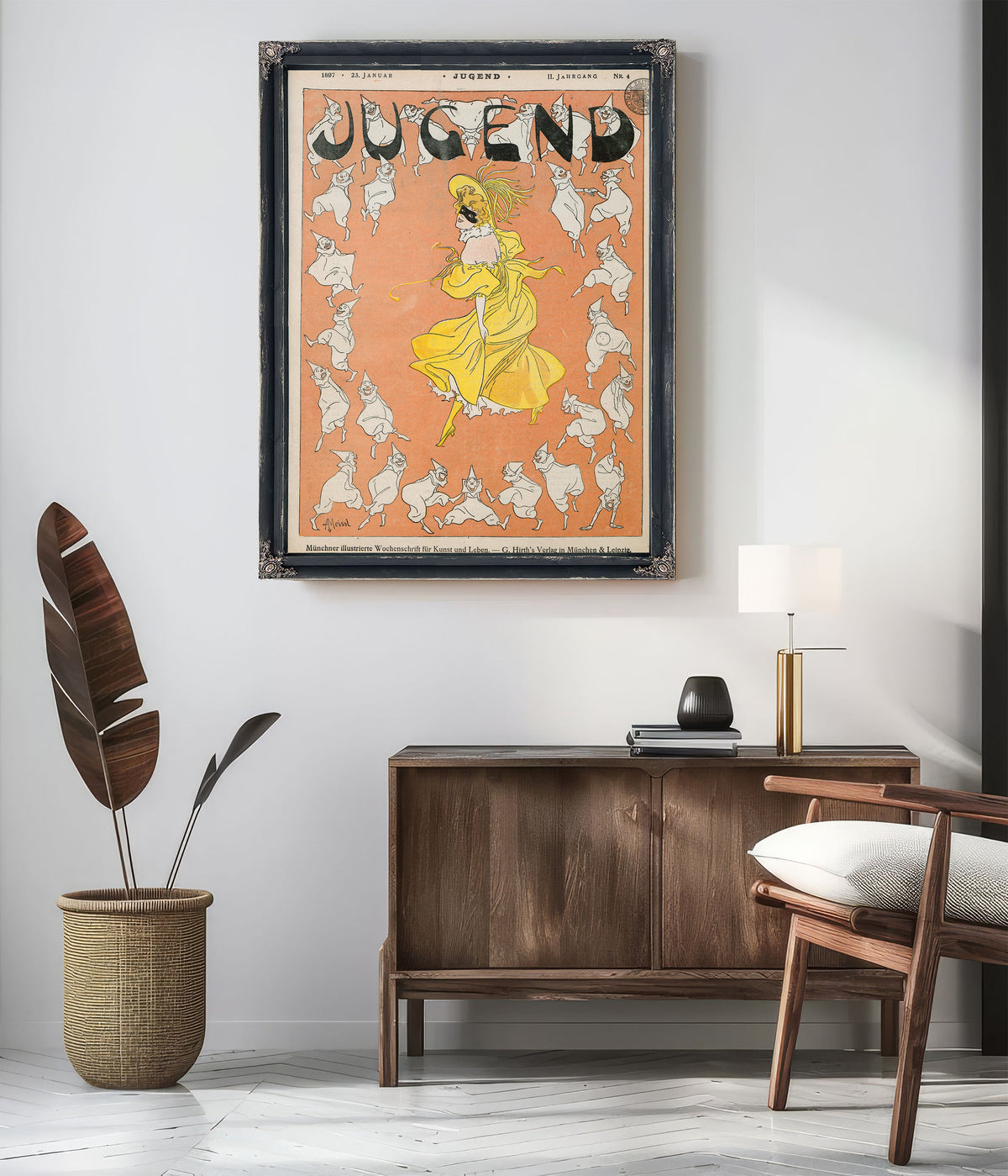 August von Meissl Jugend Nr 4 1897 By Vintage Circus Posters