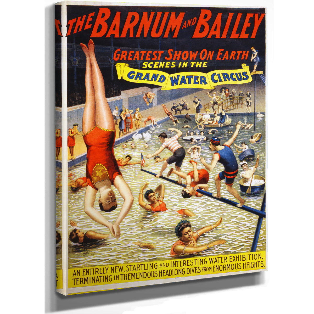 Barnum Bailey Grand Water Circus By Vintage Circus Posters