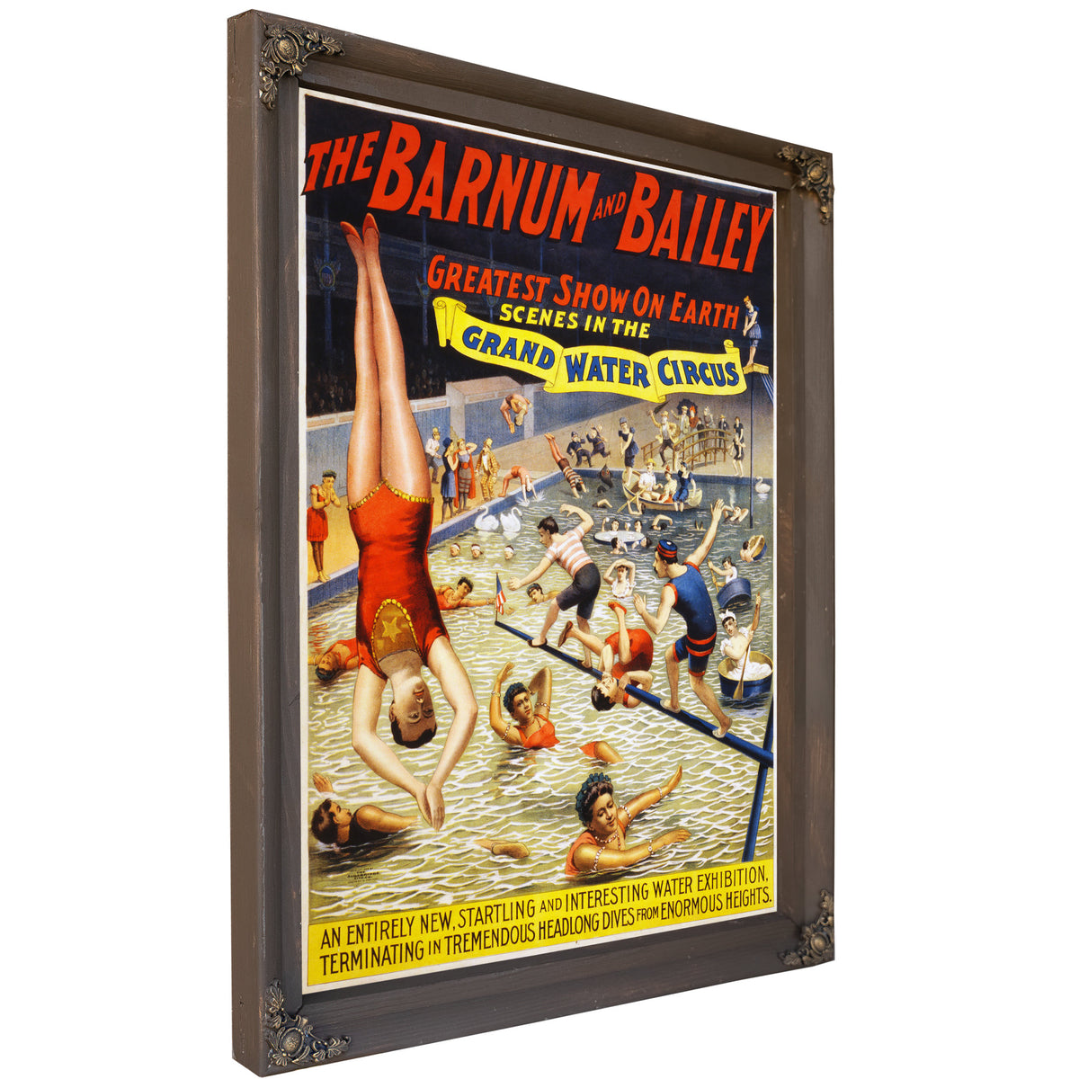 Barnum Bailey Grand Water Circus By Vintage Circus Posters