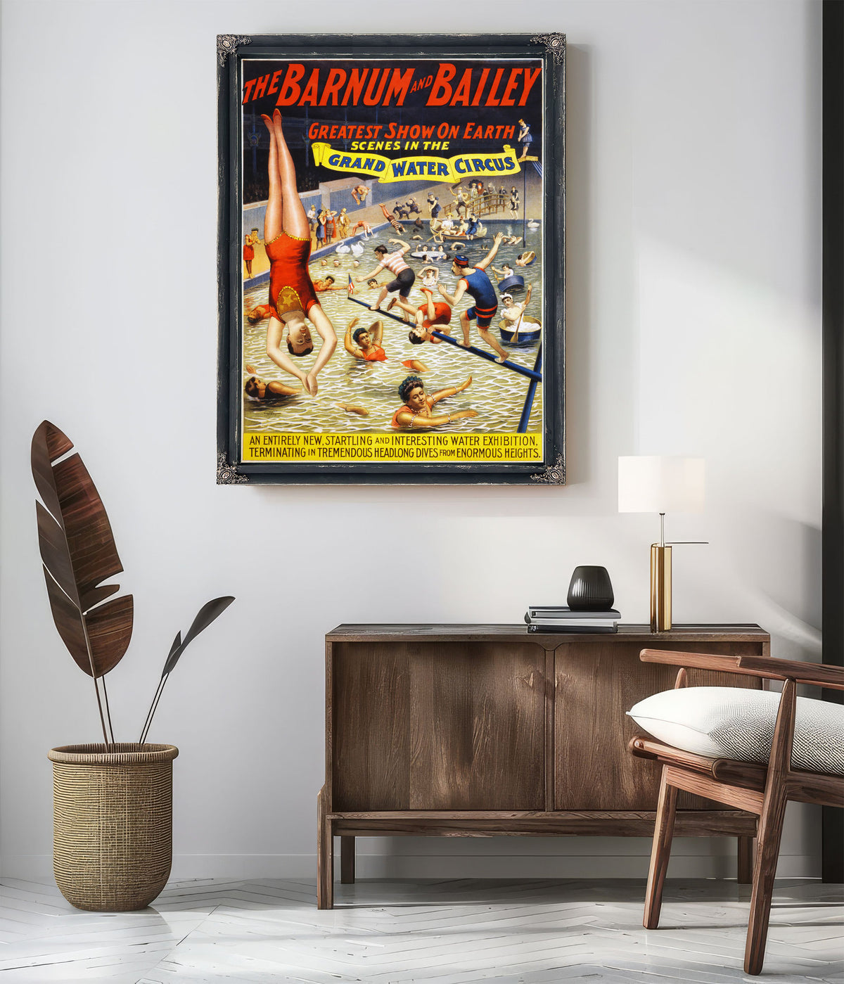 Barnum Bailey Grand Water Circus By Vintage Circus Posters