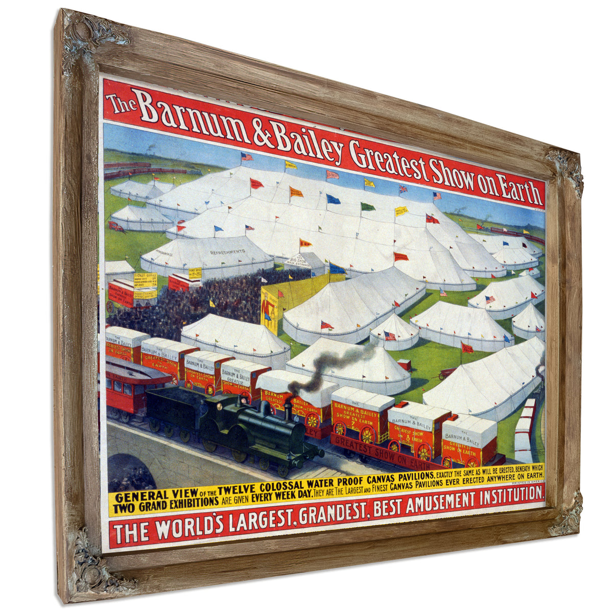 Barnum Bailey Greatest Show Earth 03 By Circus Posters New