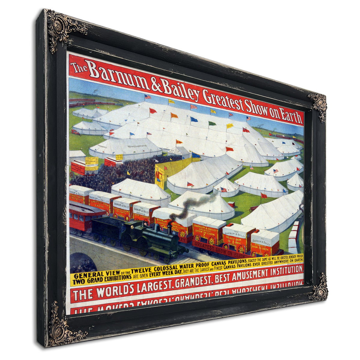Barnum Bailey Greatest Show Earth 03 By Circus Posters New