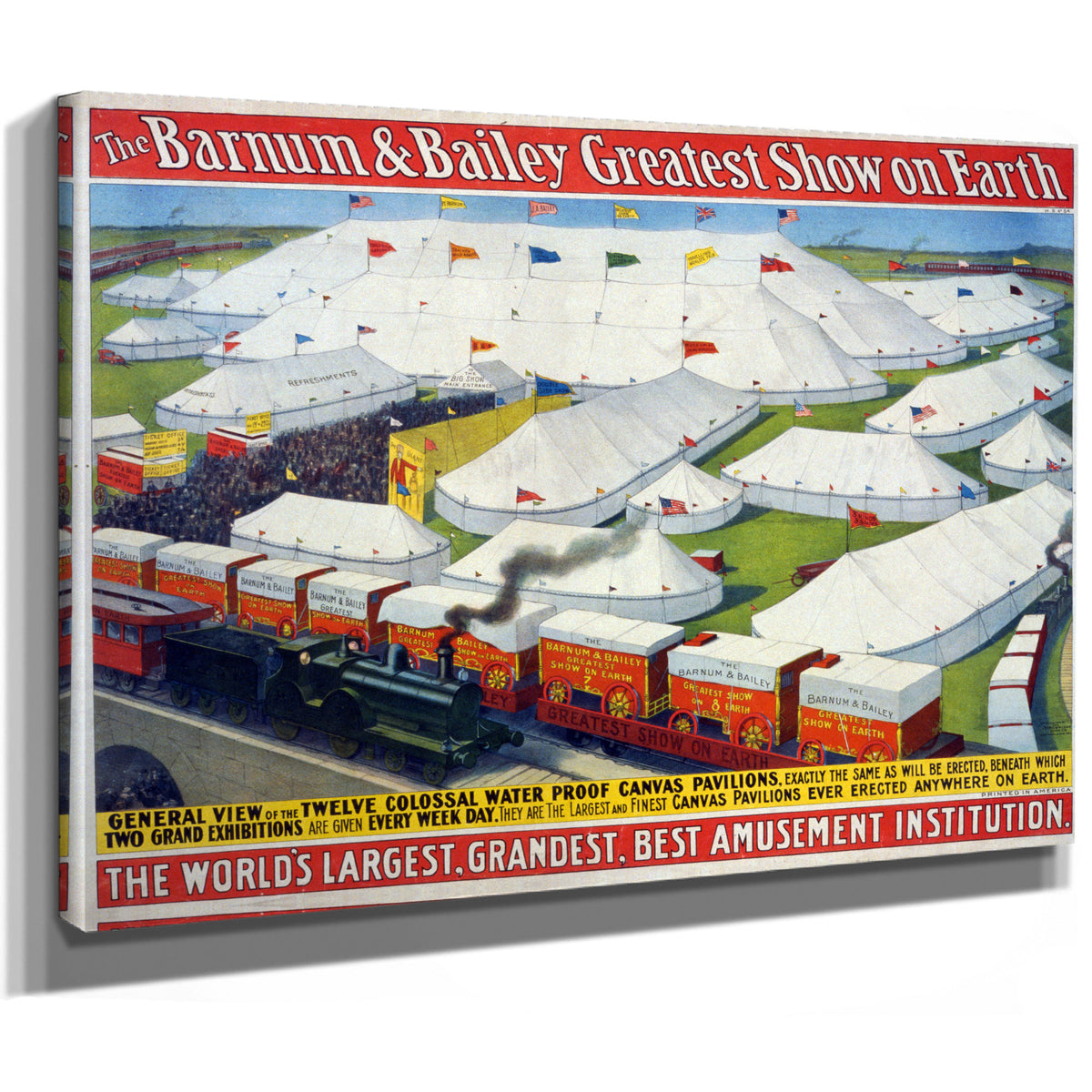 Barnum Bailey Greatest Show Earth 03 By Circus Posters New