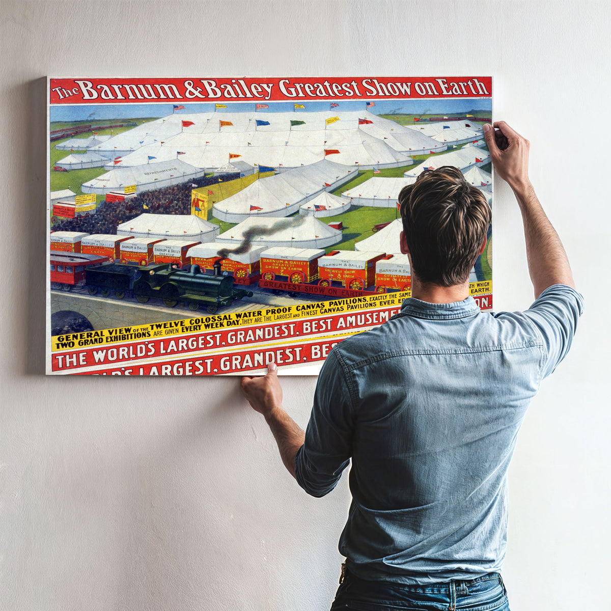 Barnum Bailey Greatest Show Earth 03 By Circus Posters New