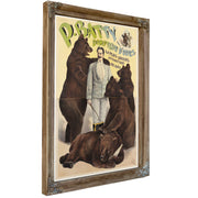 Batty Montreur D Ours la Plus Grande By Vintage Circus Posters