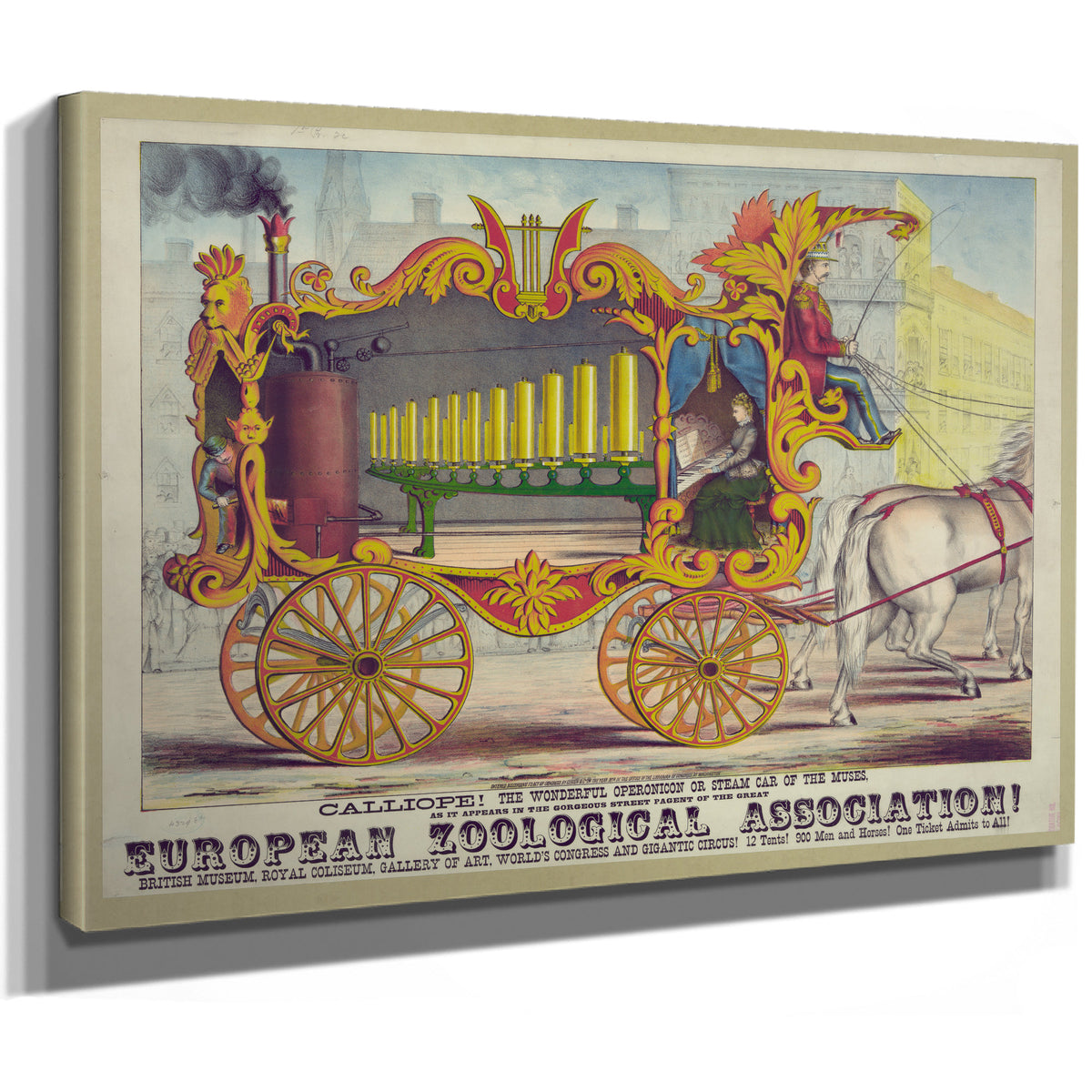 Calliope Wonderful Operonicon Or Steam By Circus Posters New