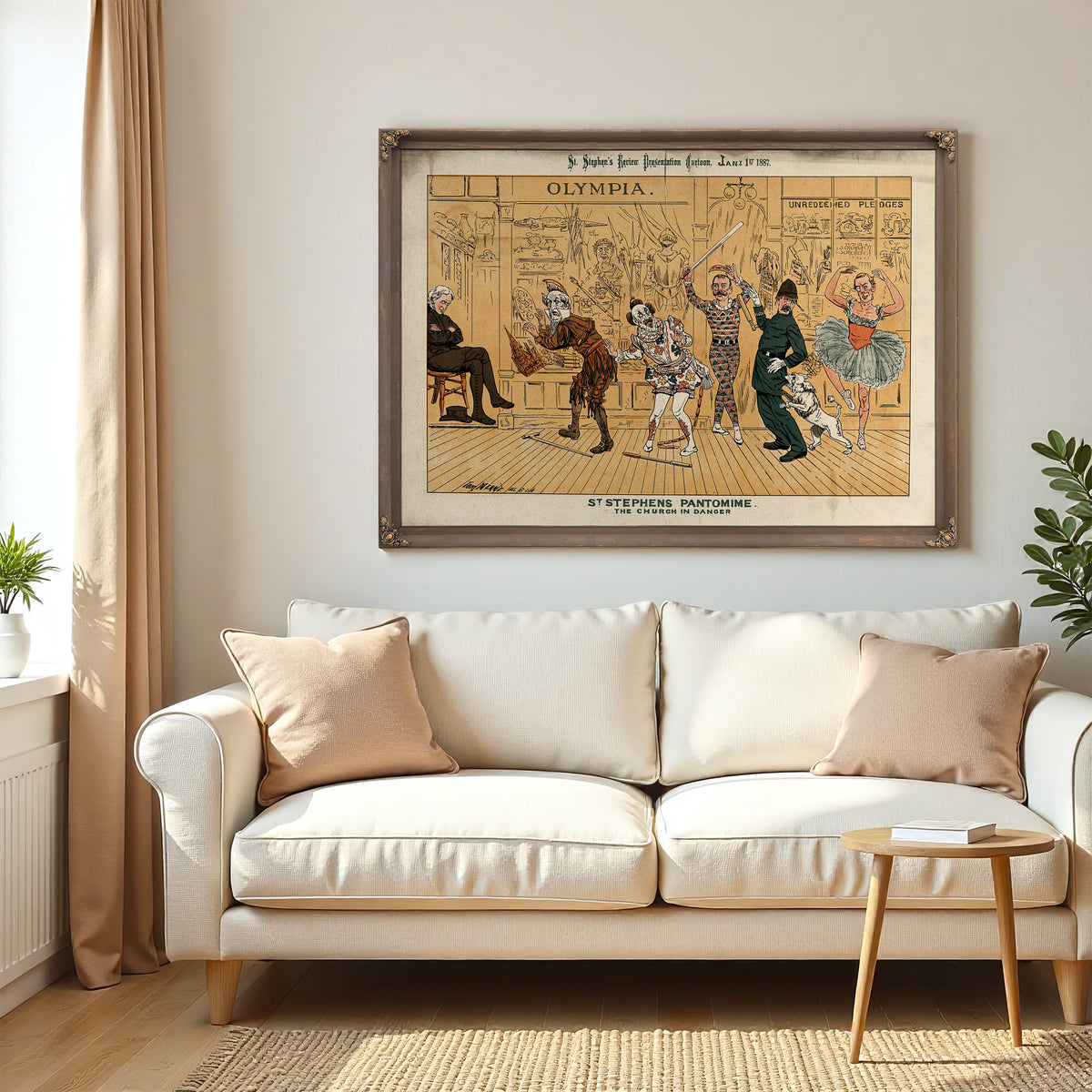 Characters a Pantomime Wellcome By Circus Posters New