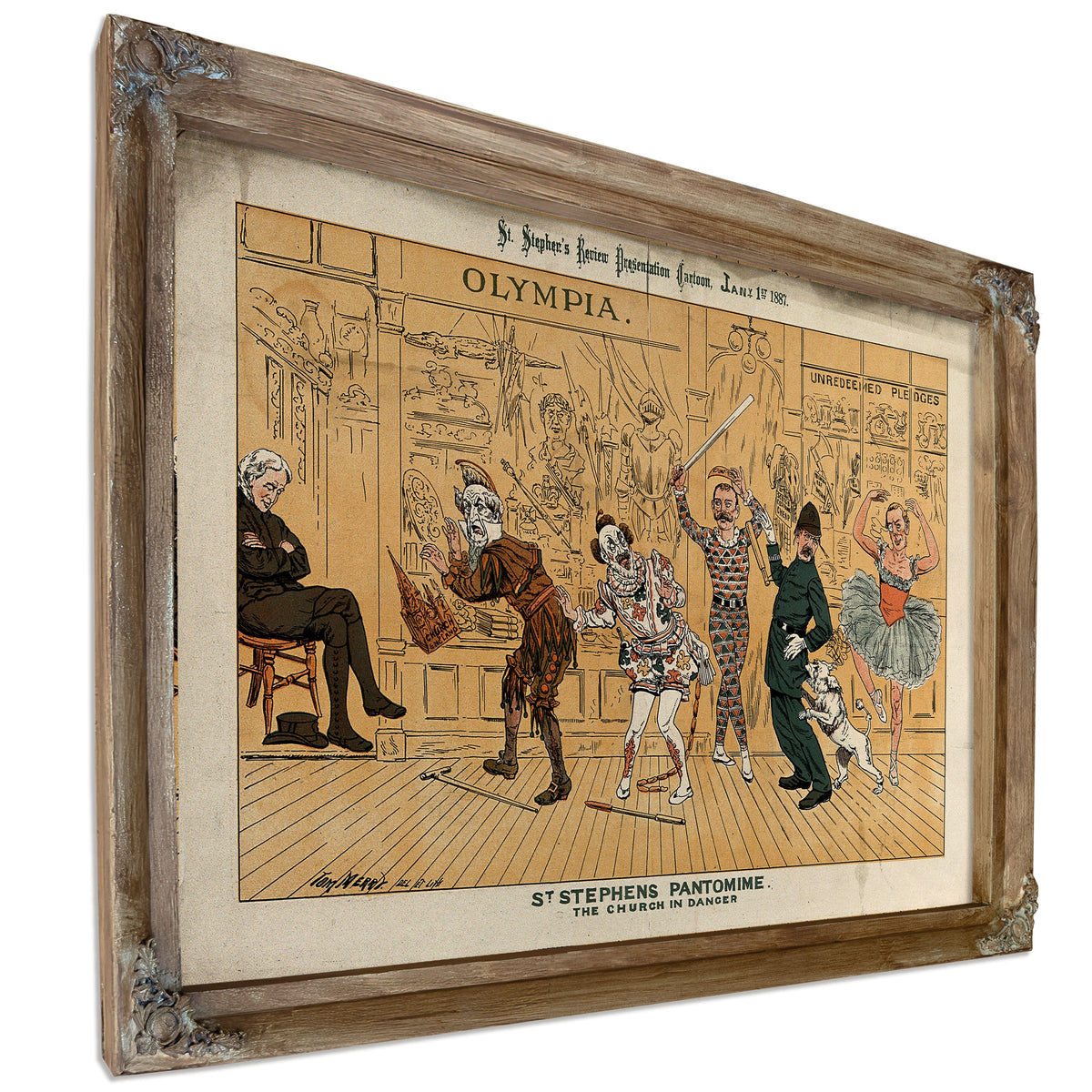 Characters a Pantomime Wellcome By Circus Posters New
