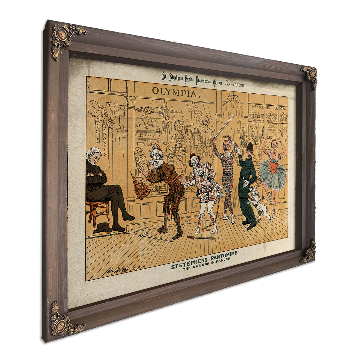 Characters a Pantomime Wellcome By Circus Posters New