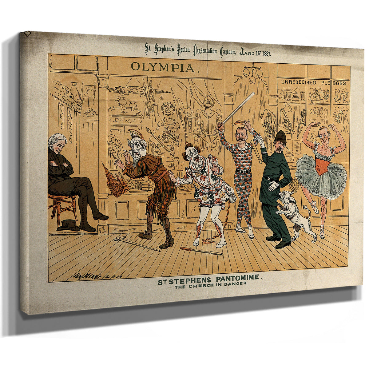 Characters a Pantomime Wellcome By Circus Posters New