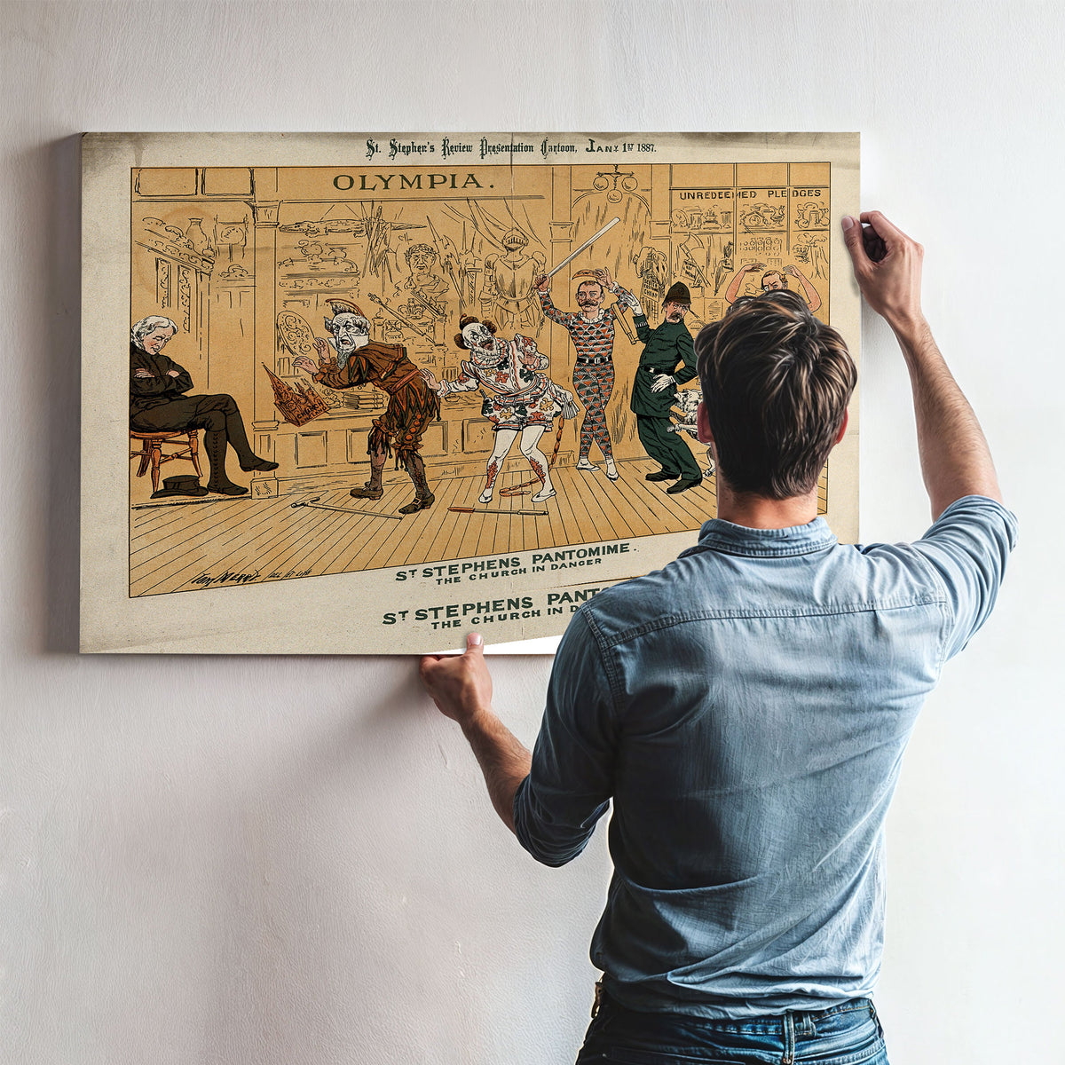 Characters a Pantomime Wellcome By Circus Posters New