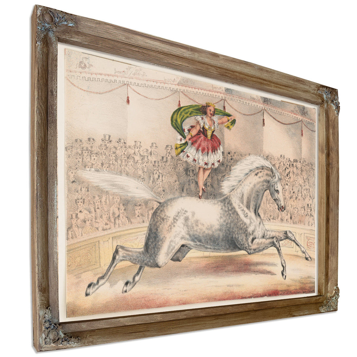Circus Performer Standing the Back a By Circus Posters New