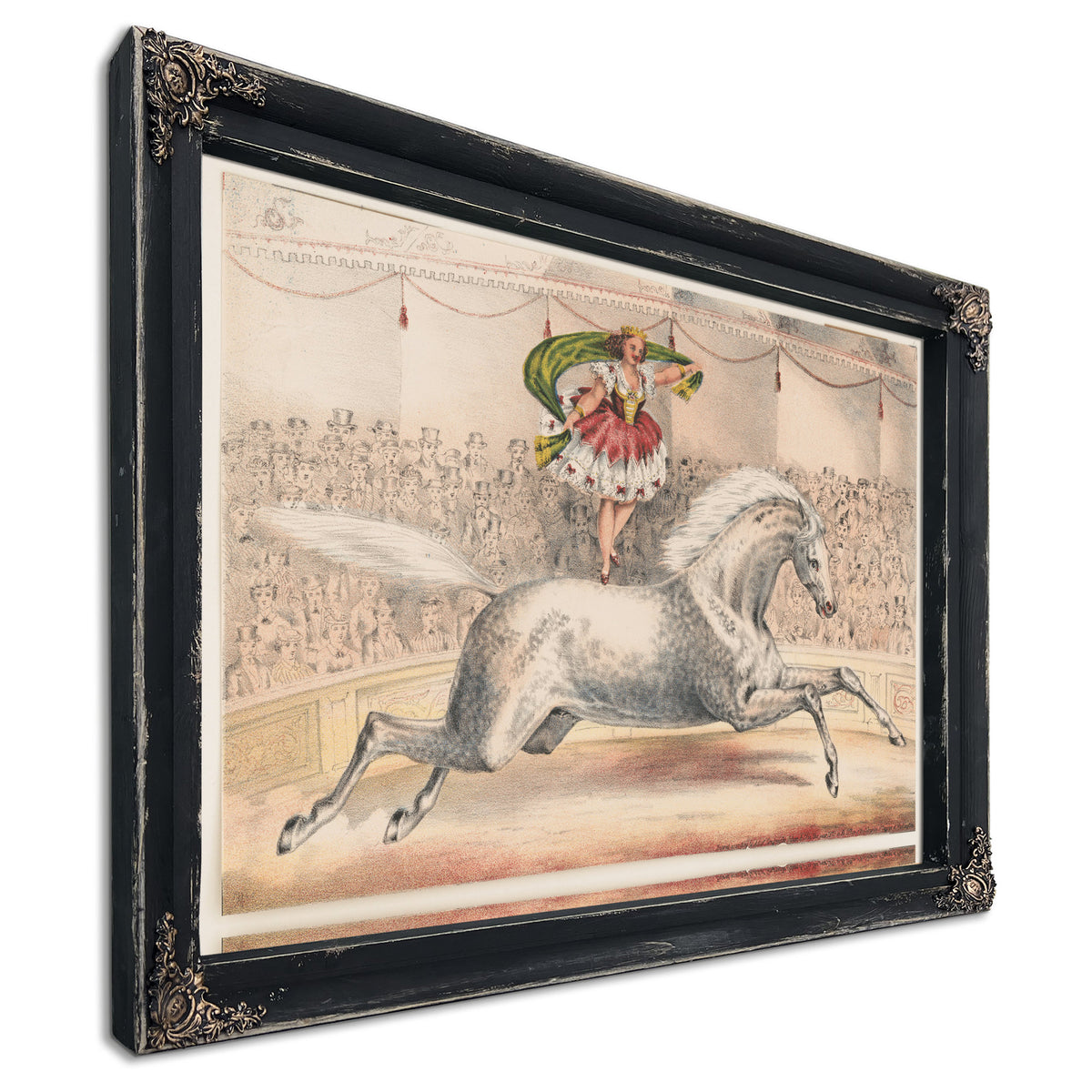 Circus Performer Standing the Back a By Circus Posters New