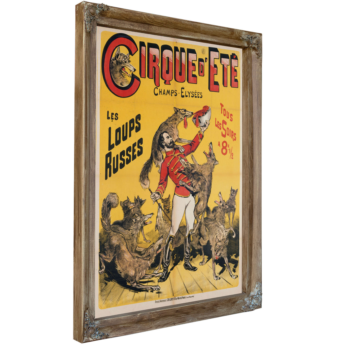 Cirque D Ete Champs Elysees Les Loups By Vintage Circus Posters