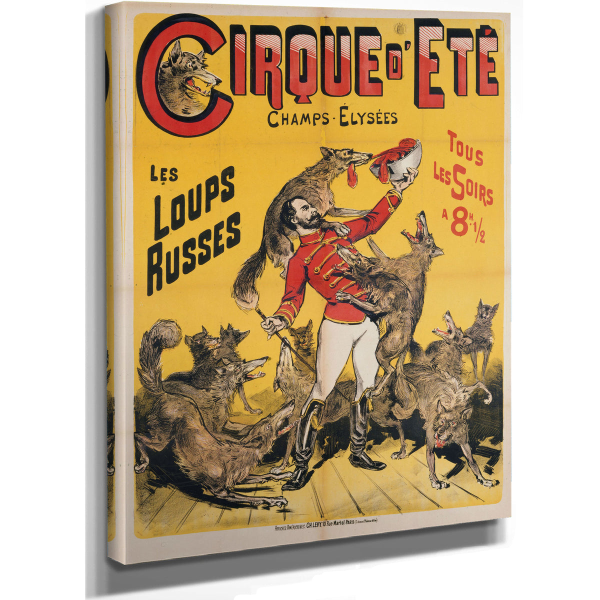 Cirque D Ete Champs Elysees Les Loups By Vintage Circus Posters