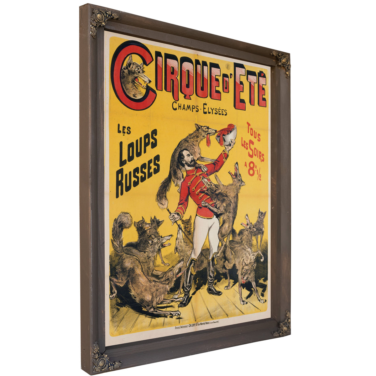 Cirque D Ete Champs Elysees Les Loups By Vintage Circus Posters