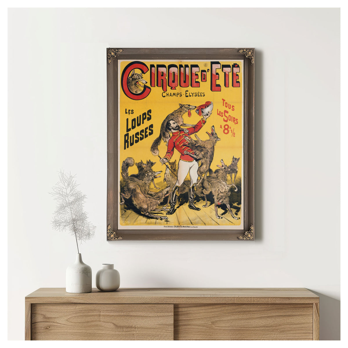 Cirque D Ete Champs Elysees Les Loups By Vintage Circus Posters