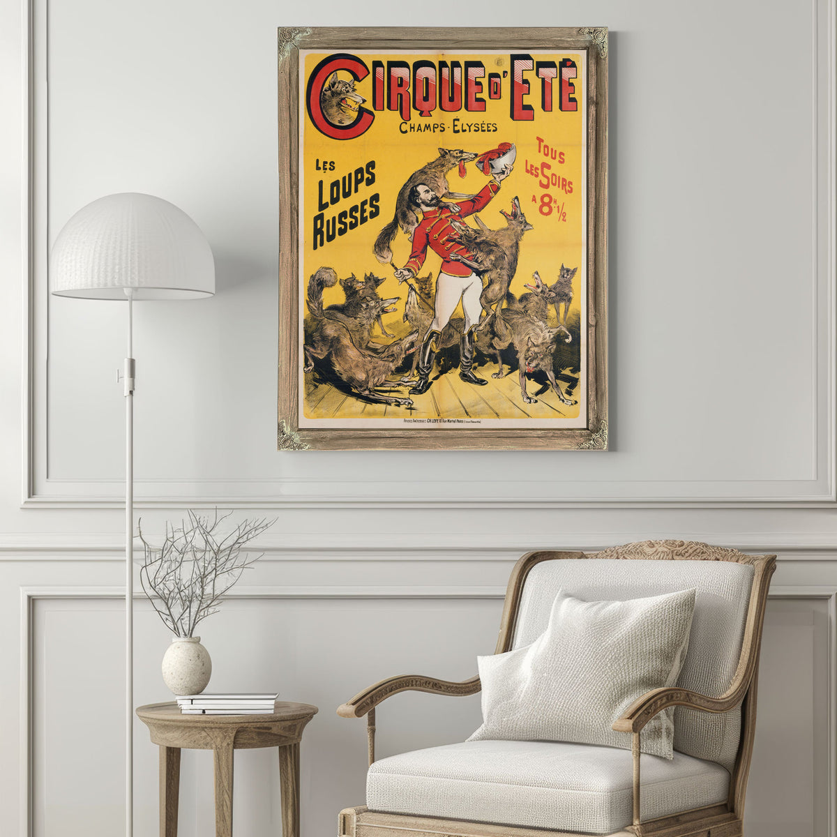 Cirque D Ete Champs Elysees Les Loups By Vintage Circus Posters