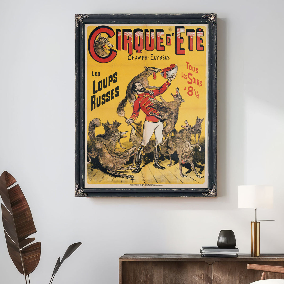 Cirque D Ete Champs Elysees Les Loups By Vintage Circus Posters