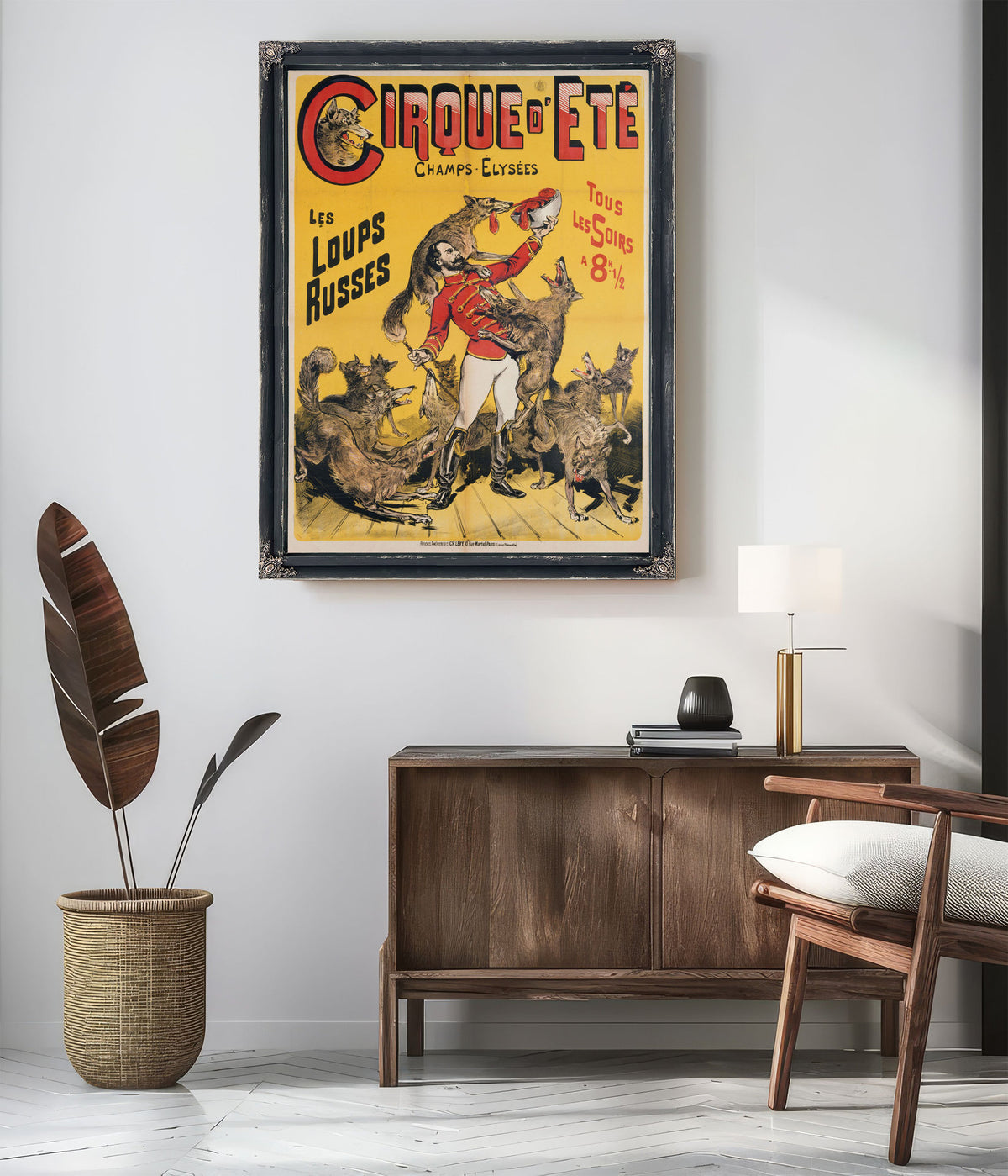 Cirque D Ete Champs Elysees Les Loups By Vintage Circus Posters