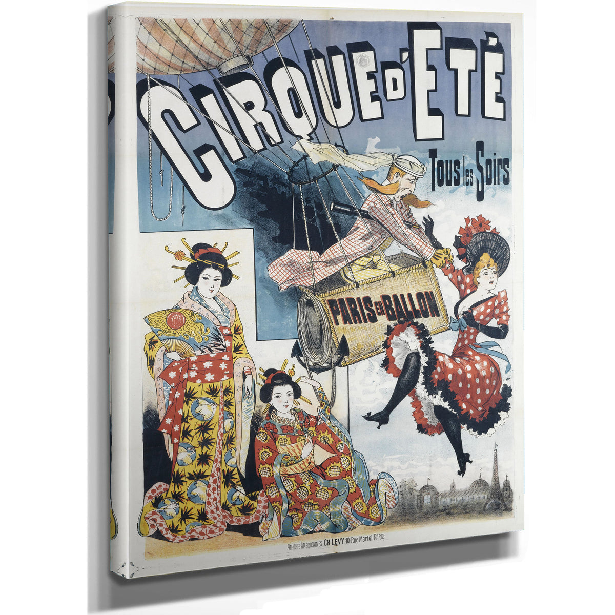 Cirque D Ete Tous Les Soirs Paris En By Vintage Circus Posters