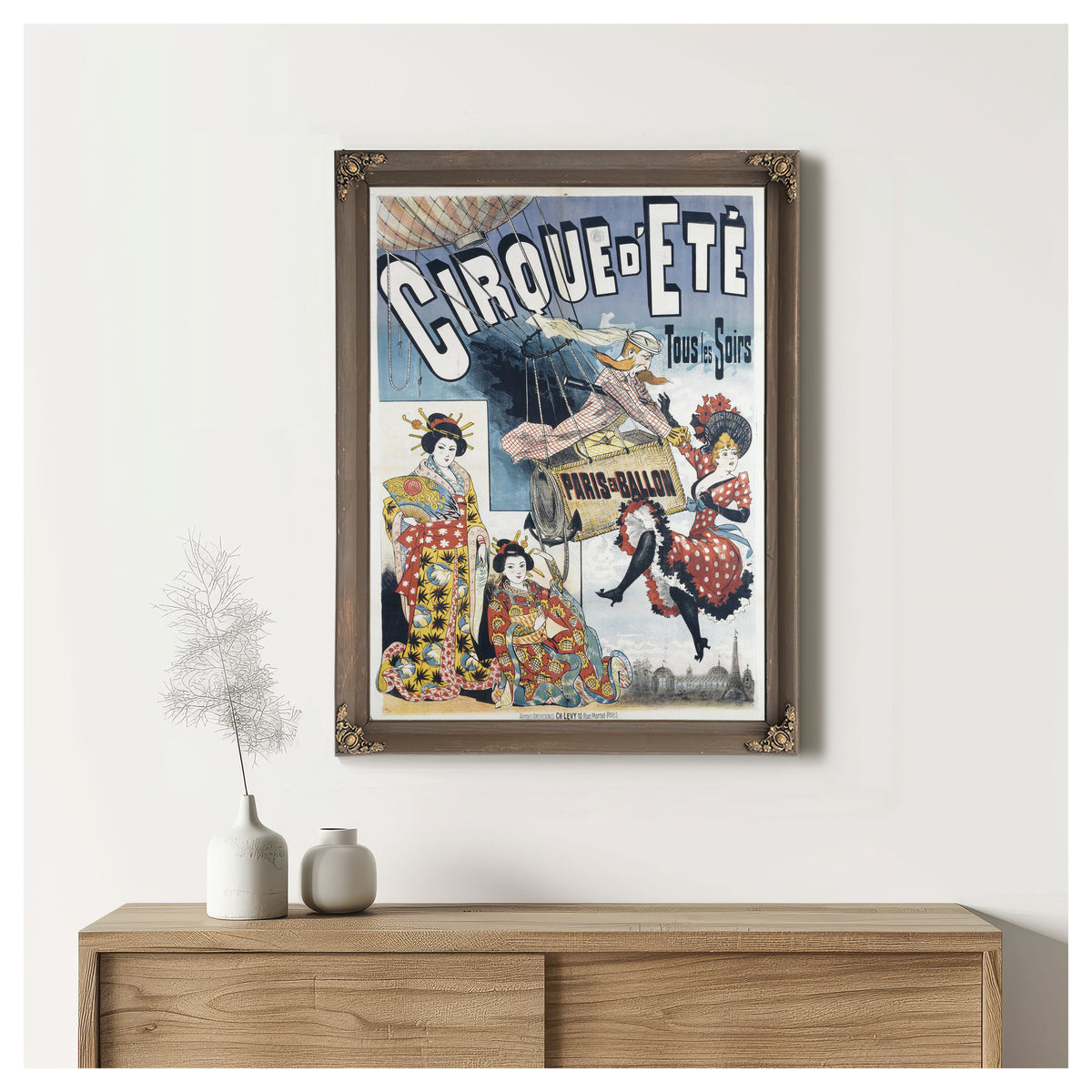 Cirque D Ete Tous Les Soirs Paris En By Vintage Circus Posters