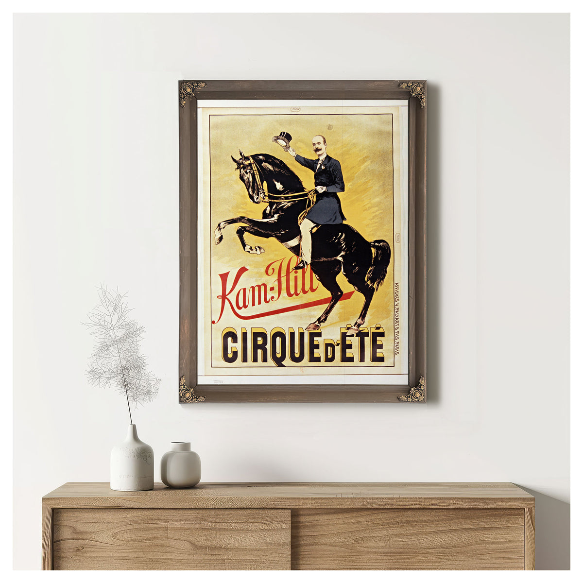 Cirque D Eteu Kam Hill Affiche Non By Vintage Circus Posters