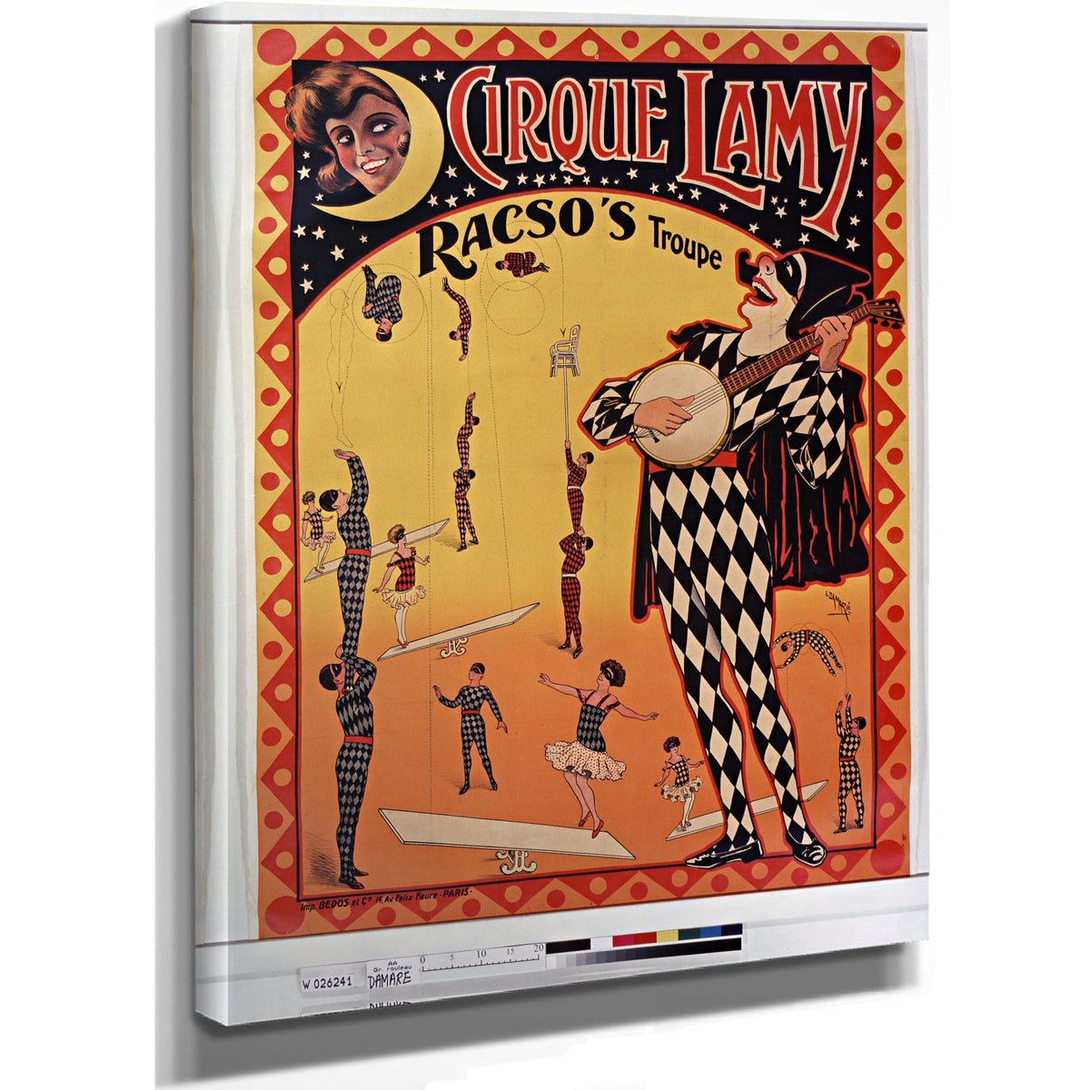 Cirque Lamy Racso S Troupe By Vintage Circus Posters