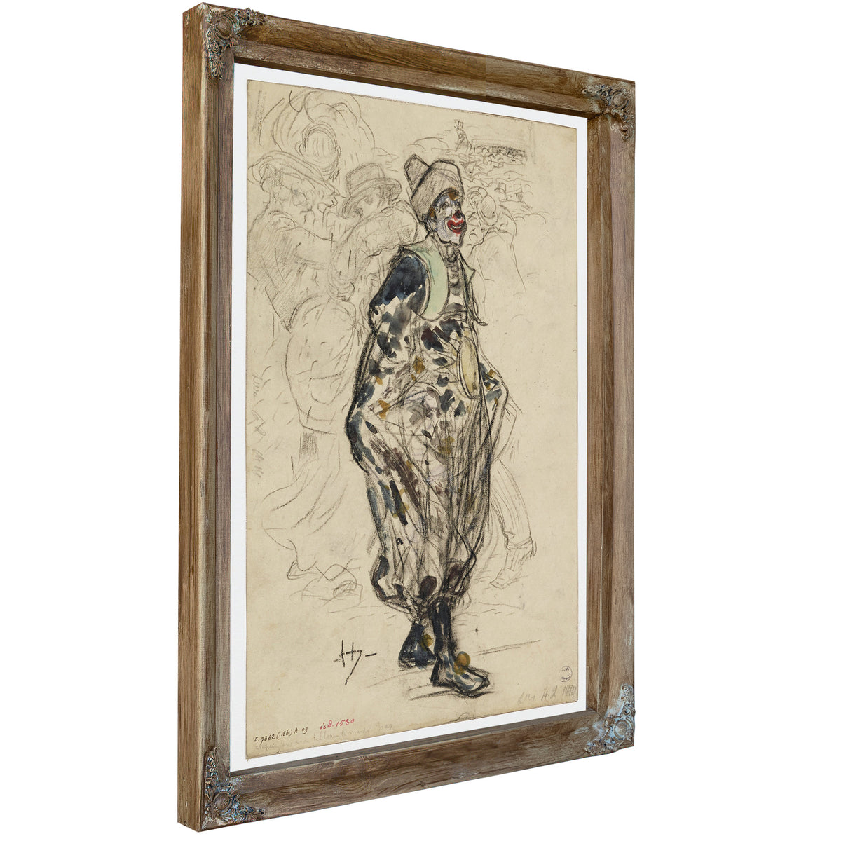 Clown Dans la Rue Un Jour de Mardi By Vintage Circus Posters