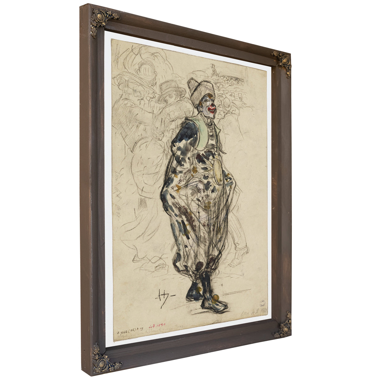 Clown Dans la Rue Un Jour de Mardi By Vintage Circus Posters
