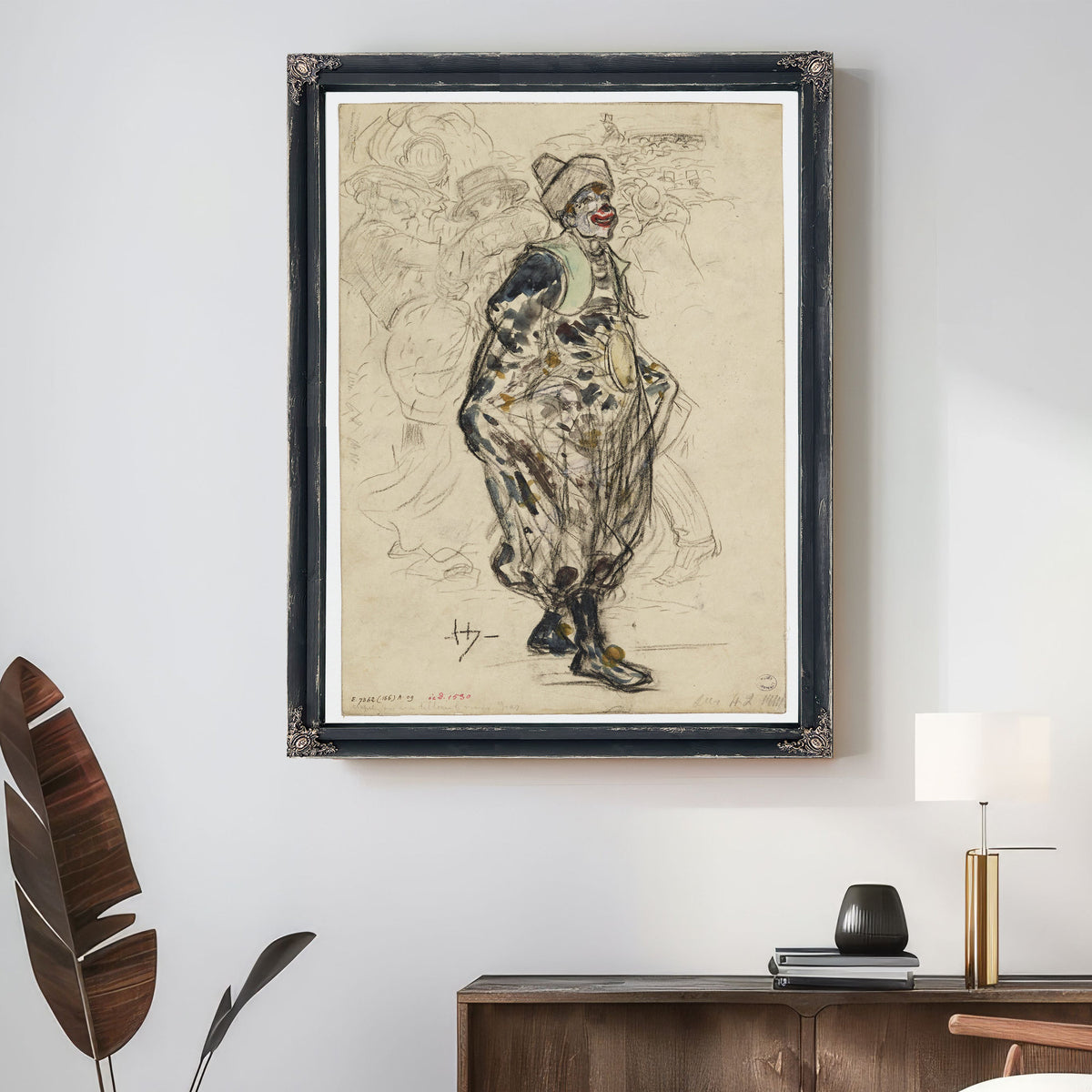 Clown Dans la Rue Un Jour de Mardi By Vintage Circus Posters