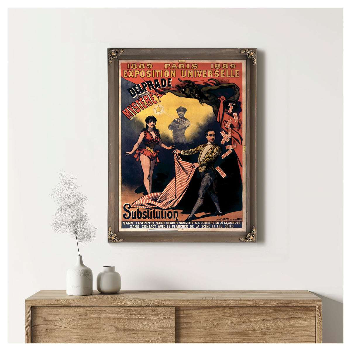 Delprade Mystecre By Vintage Circus Posters