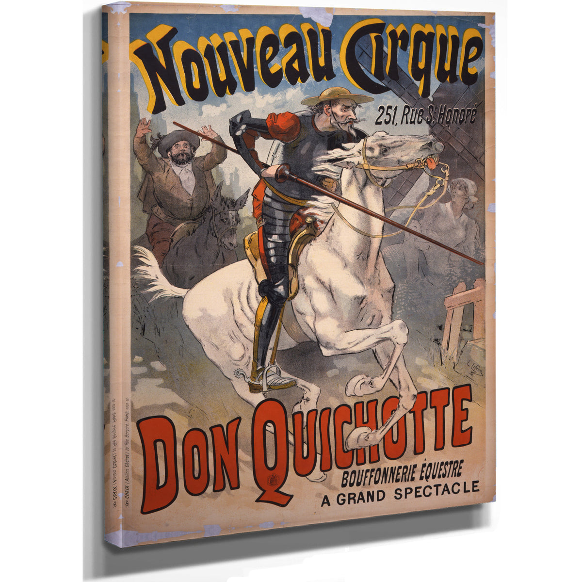 Don Quichotte Bouffonnerie Euquestre By Vintage Circus Posters