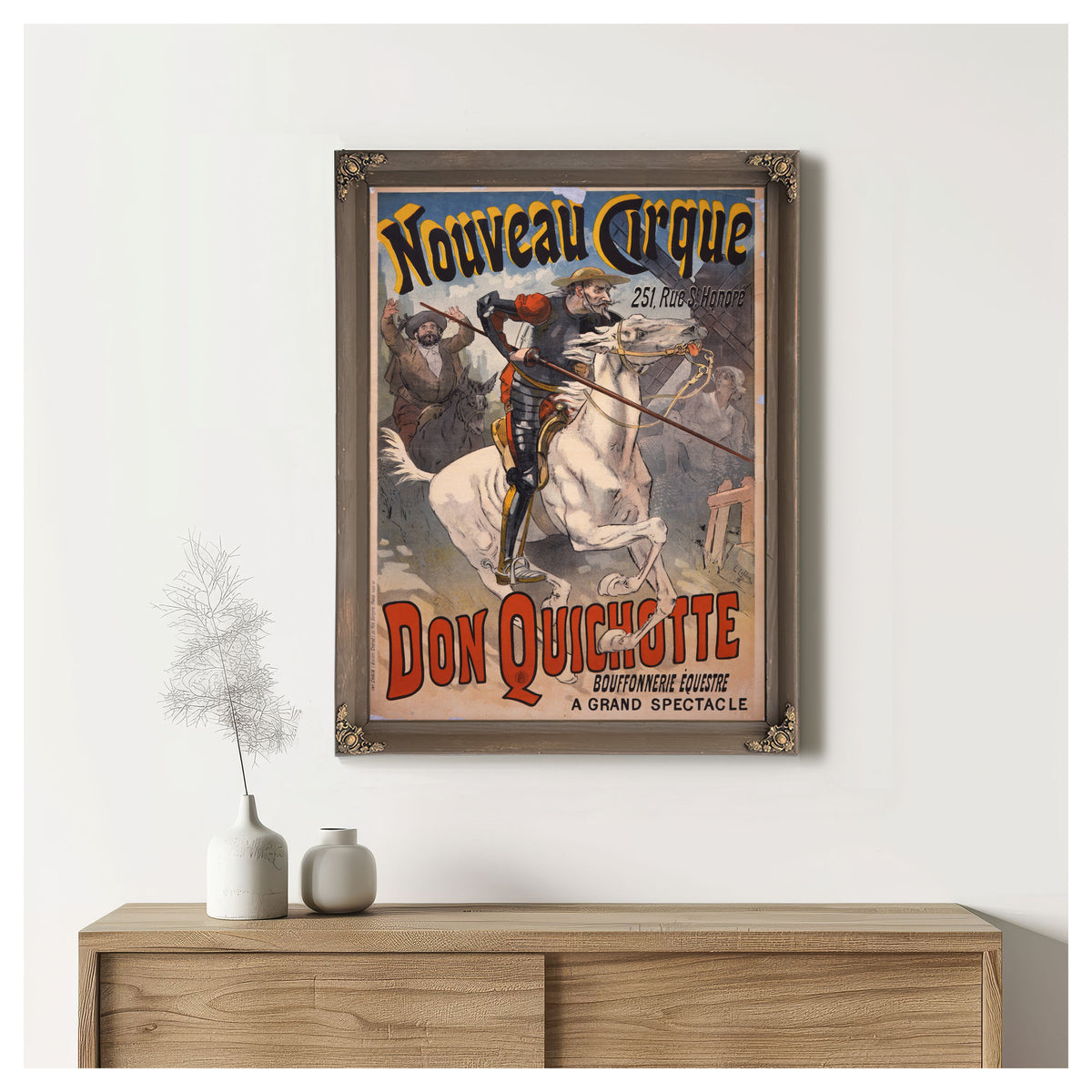 Don Quichotte Bouffonnerie Euquestre By Vintage Circus Posters