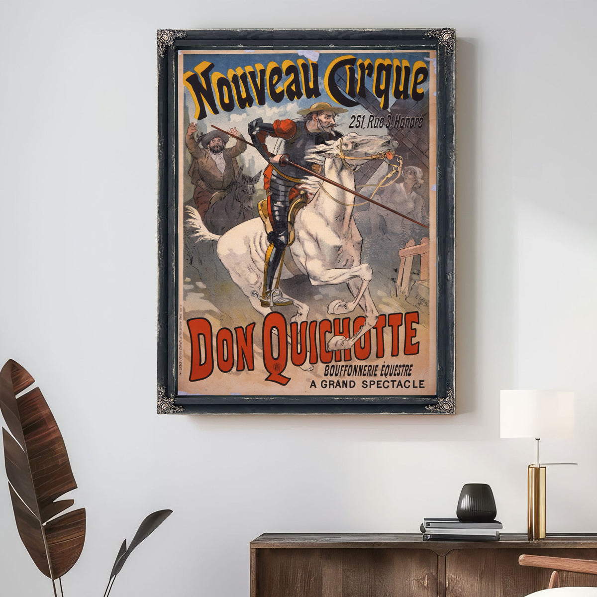 Don Quichotte Bouffonnerie Euquestre By Vintage Circus Posters