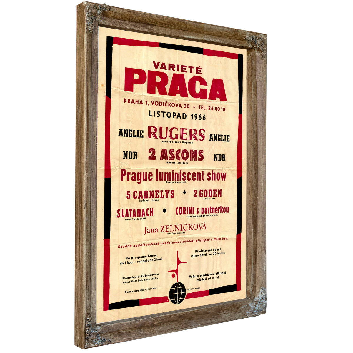 Dr Hunter Papers Circus Poster 2 By Vintage Circus Posters