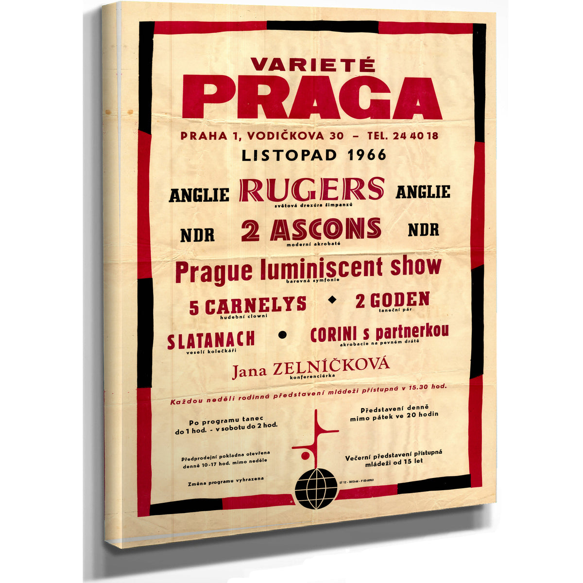 Dr Hunter Papers Circus Poster 2 By Vintage Circus Posters