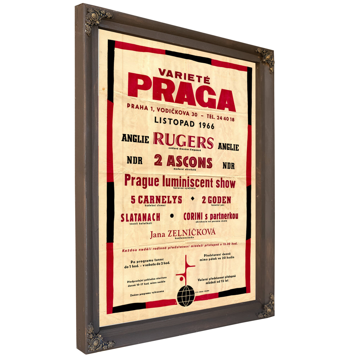 Dr Hunter Papers Circus Poster 2 By Vintage Circus Posters