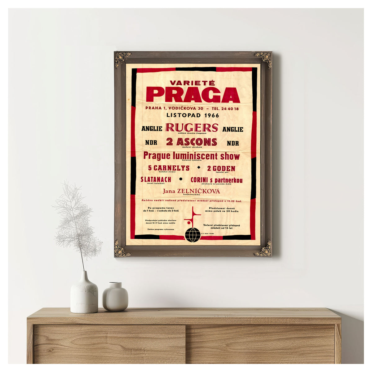 Dr Hunter Papers Circus Poster 2 By Vintage Circus Posters