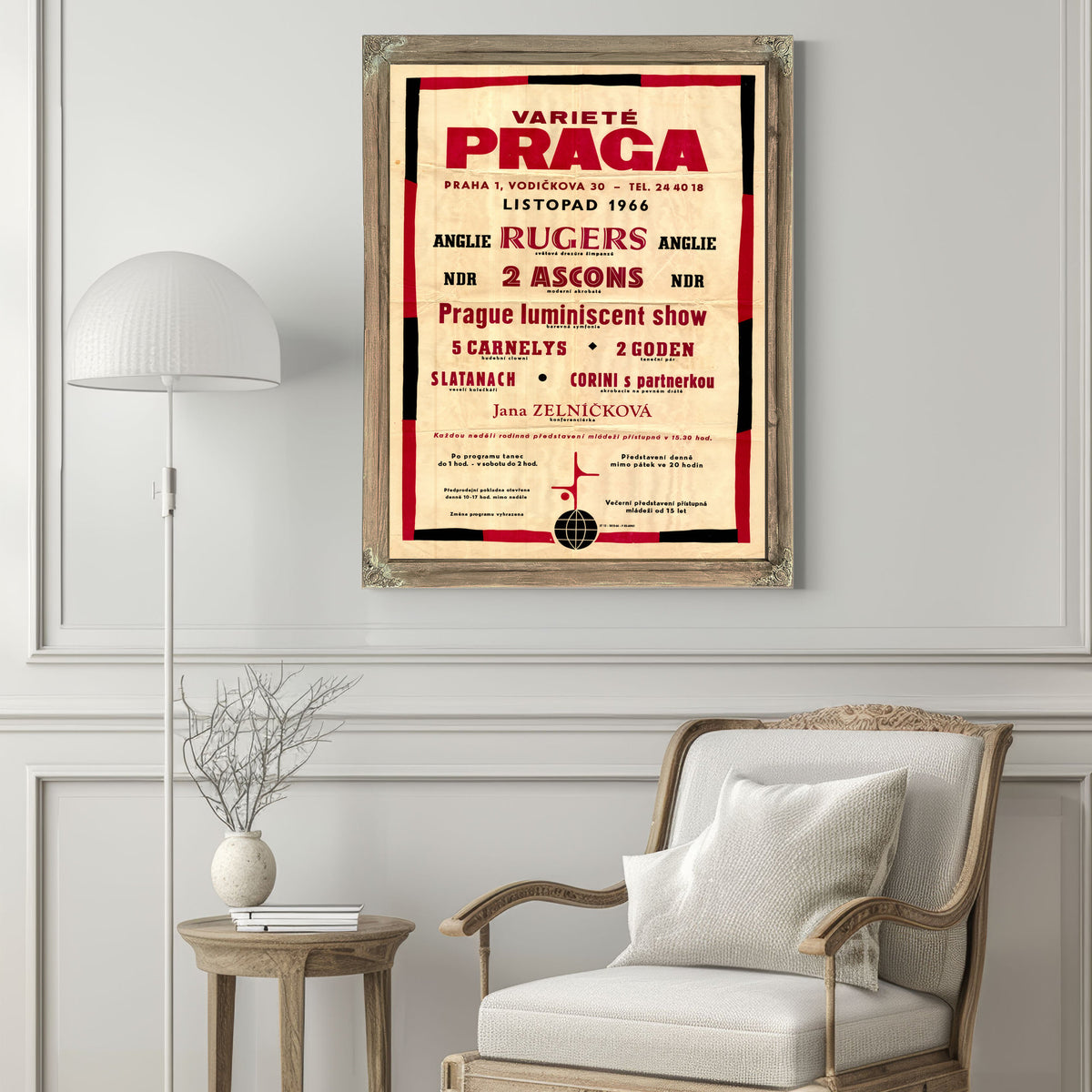 Dr Hunter Papers Circus Poster 2 By Vintage Circus Posters