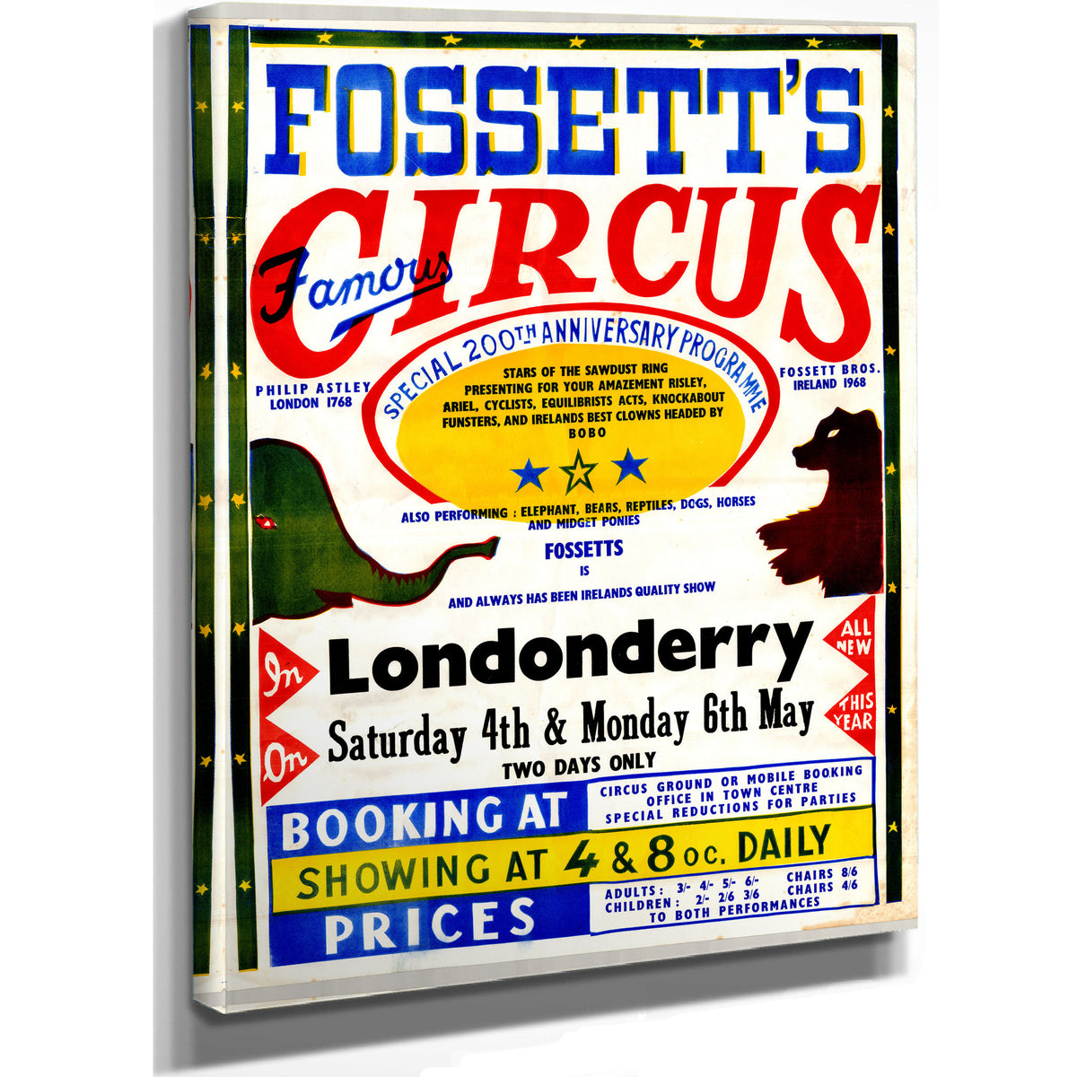 Dr Hunter Papers Circus Poster 5 By Vintage Circus Posters